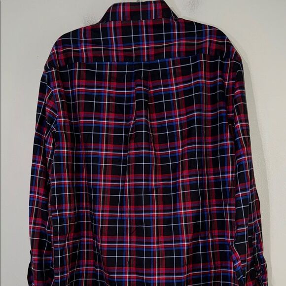 Jos. A. Bank Red and Blue Casual Button Down Shirt - Picture 7 of 10